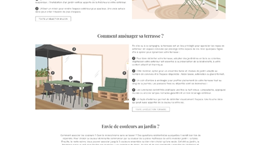 projet_site_web_camif_design_desktop_landing_operation_jardin_portfolio_purplemay_manon_williot_7 Maquette de la page desktop de l'opération commerciale jardin de Camif, par purplemay Manon Williot