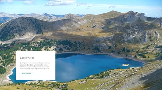 projet_site_web_office_tourisme_verdon_portfolio_purplemay_manon_williot_8 Maquette de la page "randonnées" desktop du projet de refonte de site web pour l'office de tourisme du verdon, par purplemay Manon Williot